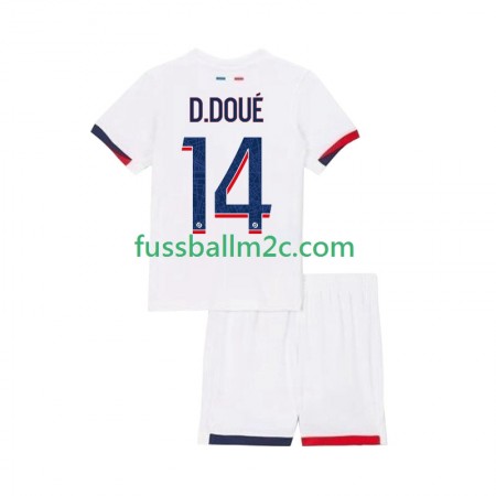 Fußballtrikots Paris Saint-Germain Desire Doue 14 Kinder Auswärts Trikotsatz 2025-2026 Fußballtrikots Paris Saint-Germain Desire Doue 14 Kinder Auswärts Trikotsatz 2025-2026